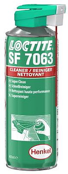 Rengöring avfettningsspray Loctite 7063, RENGÖRING SF 7063 AE 400ML, SUPER CLEAN, LÖSNINGSMEDELS BAS