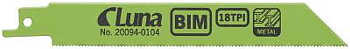 Tigersågblad av Bi-metall för metall, TIGERSÅGBLAD M150X19X0,9-18T, FÄSTE F 2-PACK