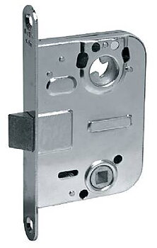 Innerdörrlås Abloy 9456, LÅSHUS 9456 ABLOY HÖGER FÖRKROMAT