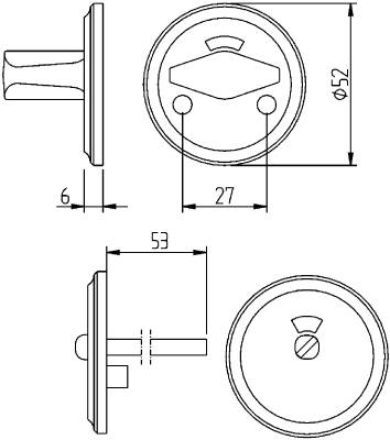 Toalettbehör FAS 262-50 Epok, TOALETTVRED 262/50 FAS EPOK FÖRNICKLAT - 2