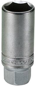 Tändstiftshylsa. Med 3/8" fyrkantsfäste. Teng Tools M380040-C / M380047-C, TÄNDSTIFTSHYLSA LEDAD 3/8 21MM