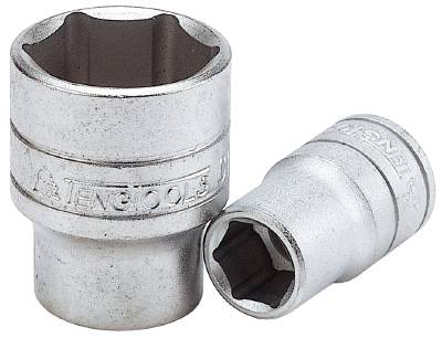 Hylsa. Med 1/2" fyrkantsfäste. Teng Tools M1205106-C / M1205346-C, HYLSA 1/2 17MM 6-KANT