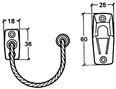 Spärranordning Fix 84, SPÄRRANORDNING 84 FIX VIT SB-PACK - 2