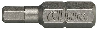 Bits för sexkanthål Luna, BITS INSEX 4MM 10 PACK FÄSTE 1/4