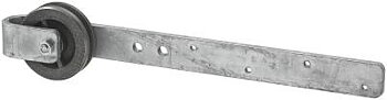Skjutdörrsrulle med stativ MILLERS, SKJUTDÖRRSRULLE S290 VARMFÖRZINKAD 90MM