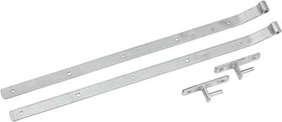 Hakgångjärn elförzinkad MILLERS, HAKGÅNGJÄRN MED HAKE MILLERS ELFÖRZINKAD 1000X40X8MM