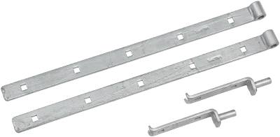 Hakgångjärn med klo varmförzinkad MILLERS, HAKGÅNGJÄRN MED HAKE KLO MILLERS VARMFÖRZINKAD 500X30X6MM