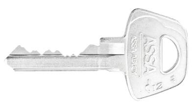 Låscylinder/cylindersatser ASSA Basic 1300-serien, CYLINDER 1307 ASSA MED 3 NYCKLAR MATTFÖRKROMAD - 5