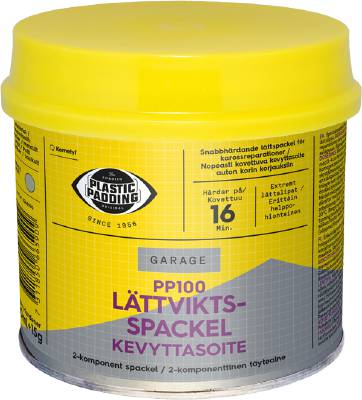 Lättviktsspackel PP100 Plastic Padding, SPACKEL LÄTTVIKT 100 460ML PLASTIC PADDING 100 LÄTTVIKTS