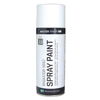 Radiator 9010 Spray Paint Spraymaster, ELEMENTSPRAY MASTER VIT RAL 9010 400ML