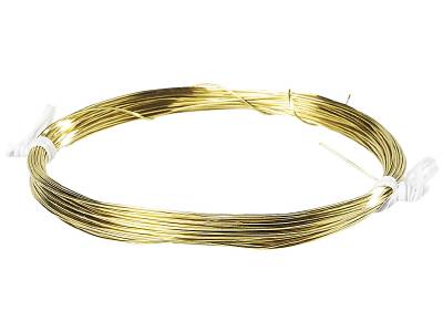Mässingstråd, MÄSSINGSTRÅD 0,5MM 10M