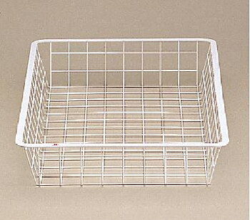 Låda, enkel höjd, Elfa, TRÅDBACK 45 ELFA 145210 VIT 427X527X185MM