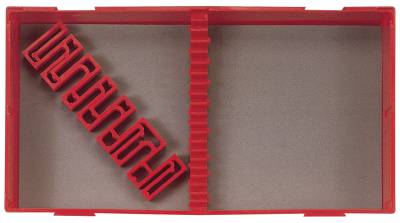 Förvaringsask Teng Tools TT00, LÅDINSATS RÖD 265X142X50MM