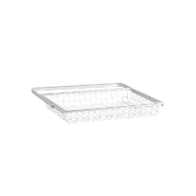 Trådback 40 utdragbar Elfa, TRÅDBACK 40 ELFA 266410 UTDRAGSBAR VIT 605X430X85MM