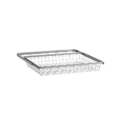 Trådback 40 utdragbar Elfa, TRÅDBACK 40 ELFA 266480 UTDRAGSBAR PLATINUM 605X430X85MM