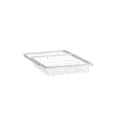 Trådback 40 utdragbar Elfa, TRÅDBACK 40 UTDRAGBAR ELFA 264110 VIT 85MM