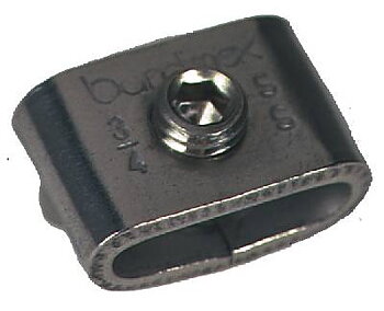 Bandklämma med skruv Bandimex, BANDKLÄMMA S724 BANDIMEX MED SKRUV ROSTFRITT STÅL FÖR 12,7MM