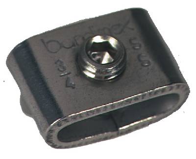 Bandklämma med skruv Bandimex, BANDKLÄMMA S726 BANDIMEX MED SKRUV ROSTFRITT STÅL FÖR 19MM