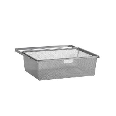 Meshback 60 utdragbar Elfa, UTDRAGSRAM 60 ELFA MED MESH PLATINUM 185MM