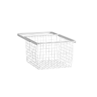 Trådback 40 utdragbar Elfa, TRÅDBACK 40 ELFA 264380 UTDRAGBAR PLATINUM 449X430X285