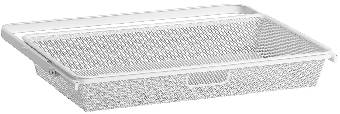 Meshback 30 utdragbar Elfa, BACK MESH 30  ELFA 236490 UTDRAGBAR VIT 605X336X85MM