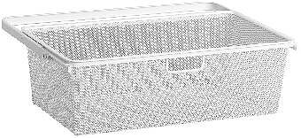 Meshback 30 utdragbar Elfa, BACK MESH 30 ELFA 236290 UTDRAGBAR VIT 605X336X185MM