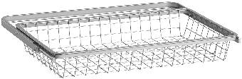 Trådback 30 utdragbar Elfa, TRÅDBACK 30 ELFA 234110 UTDRAGBAR VIT 450X336X85MM - 2