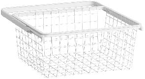 Trådback 30 utdragbar Elfa, TRÅDBACK 30 ELFA 234110 UTDRAGBAR VIT 450X336X85MM - 7
