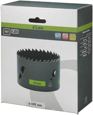 Fintandad hålsåg TCT, HÅLSÅG LUNA TCT-CP 121MM - 2
