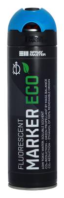 Märkfärg Eco Fluorescent Spraymaster, MÄRKFÄRG ECO FLUORESCENT BLÅ SPRAYMASTER AEROSOL 500ML