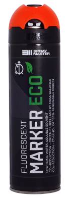 Märkfärg Eco Fluorescent Spraymaster, MÄRKFÄRG ECO FLUORESCENT ORANGE SPRAYMASTER AEROSOL 500ML