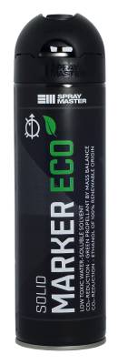 Märkfärg Eco Solid Spraymaster, MÄRKFÄRG ECO SOLID SVART SPRAYMASTER AEROSOL 500ML