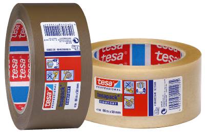 Packtejp tesa 4100, PACKTEJP 4100 TESA BRUN PVC 50MMX66M