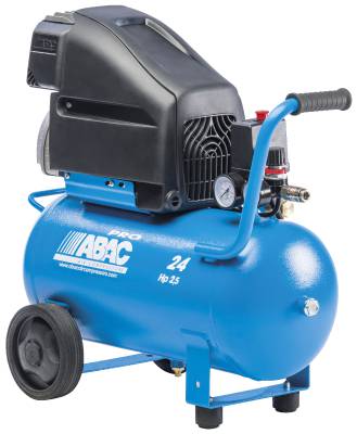 Kolvkompressor ABAC PRO L25 L30, KOMPRESSOR ABAC 2.5HP 24L POLE POSITION L25P