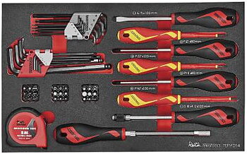 54 delars Skruvmejselsats Teng Tools TEFMD54, SKRUVMEJSELSATS EVA 54 DELAR TEFMD54