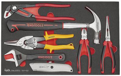 7 delars Verktygssats Teng Tools TEFMB7, VERKTYGSSATS EVA 7 DELAR TEFMB7