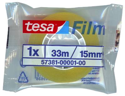 Butiks- och kontorstejp tesa 57381, 57382, KONTORSTEJP 57382 TESA TRANSPARENT 15MMX66M - 2