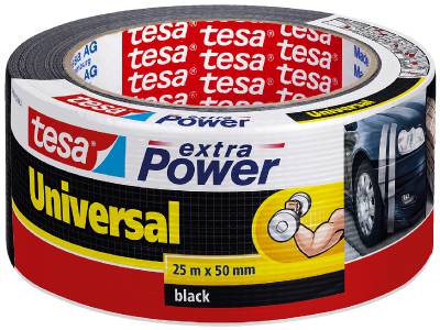 Vävtejp tesa Extra Power Universal, VÄVTEJP 56348 ECO EXTRA POWER UNIVERSAL TESA SVART 50MMX10M