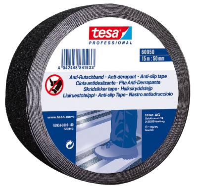 Halkskyddstejp tesa, HALKSKYDDSTEJP 55587 TESA TRANSPARENT 25MMX5M