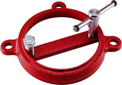 Magnat Plus röd vridplatta för skruvstycke 120-140MM Durlach, VRIDPLATTA MAGNAT PLUS DURLACH 120 MM RÖD