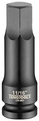 Kraftinsexhylsa - 1/2″fyrkantsfäste. Teng Tools 921606 / 921624, KRAFTHYLSBITS 1/2 - 5/8 HEX 921620