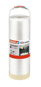 Maskeringsfolie Tesa Easy Cover Economy Refill, MASKERINGSFOLIE 56577 TESA EASY COVER L REFILL PLAST33MX1,4M