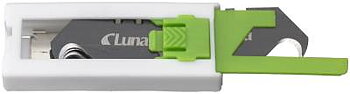 Knivblad SK2H Luna, KNIVBLAD LUNA 48MM KROK SK2H I FÖRVARINGSASK 10-PACK