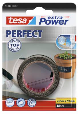 Vävtejp Tesa 4651, 56342, 56344, VÄVTEJP 56342 TESA VIT PLASTBELAGD 19MMX2,75M - 9