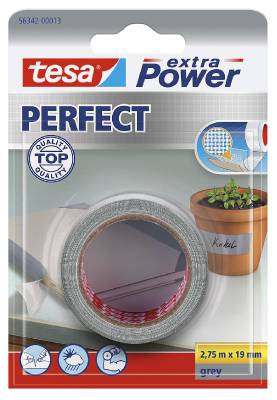 Vävtejp Tesa 4651, 56342, 56344, VÄVTEJP 56342 TESA VIT PLASTBELAGD 19MMX2,75M - 7