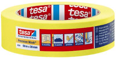 Maskeringstejp Precision Mask tesa 4334, MASKERINGSTEJP PRECISION MASK 4334 TESA 50MMX50M - 3