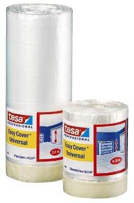 Maskering tesa Easy Cover 4368, MASKERING EASY COVER 4368 TESA FOLIE 2600MMX17M