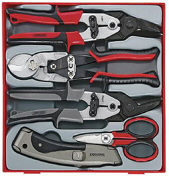 5 delars Klipp- och skärsats Teng Tools TTDCT05, KLIPP OCH SKÄRSATS 5 DELAR