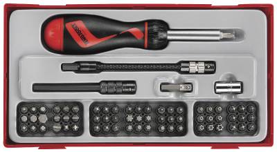 74 delars Bitsskruvmejselsats Teng Tools TTMD74, BITSSKRUVMEJSELSATS 74 DELAR - 2