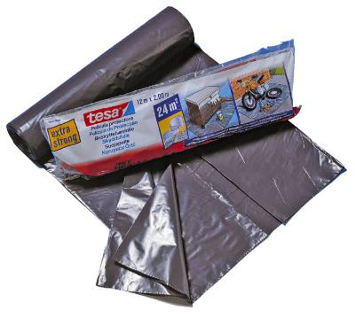 Skyddsfolie extra stark tesa 55616, PLASTFOLIE 5561 TESA SKYDDSFOLIE EXTRA STARK 2X12M